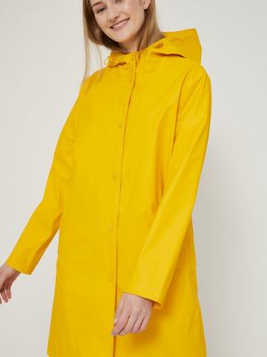 Medicine płaszcz przeciwdeszczowy damski kolor żółty przejściowy