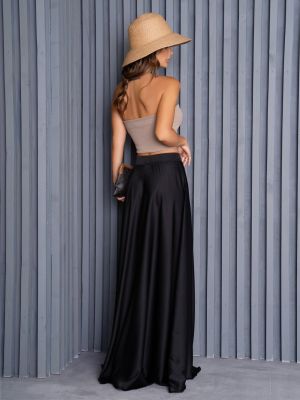 Длинная юбка Issa Plus черная
