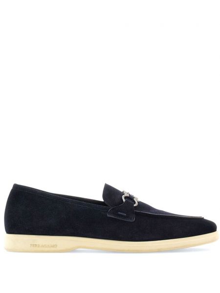 Seemisnahksed loafer-kingad Ferragamo sinine