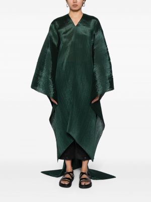 Kleid mit plisseefalten mit drapierungen Pleats Please Issey Miyake grün