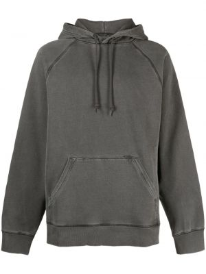 Pamučna hoodie s kapuljačom Carhartt Wip siva