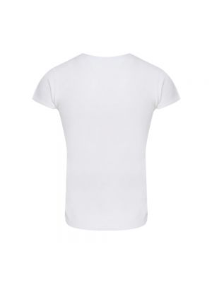 Camisa de algodón de tela jersey Stella Mccartney blanco