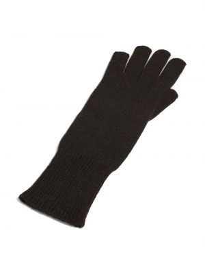 Rękawiczki z kaszmiru Khaite czarne