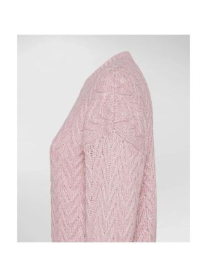 Jersey de alpaca de algodón de tela jersey Peuterey rosa