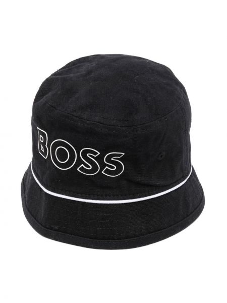 Cappello con stampa Boss Kidswear nero
