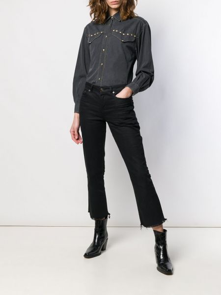 Camisa manga larga Versace Pre-owned negro
