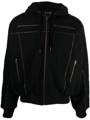 Bavlněná bunda na zip s kapucí P.l.n.