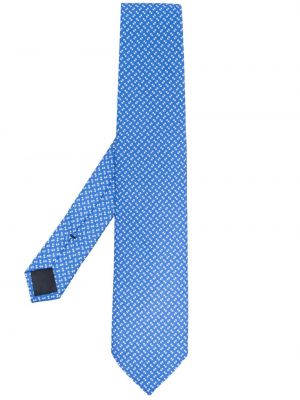 Копринена вратовръзка с принт D4.0