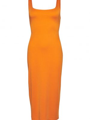 Макси рокля Superdry оранжево