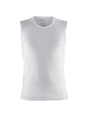 Белая футболка без рукавов с сеткой Craft
