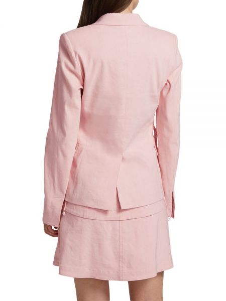 Куртка на шнуровке Derek Lam 10 Crosby розовая