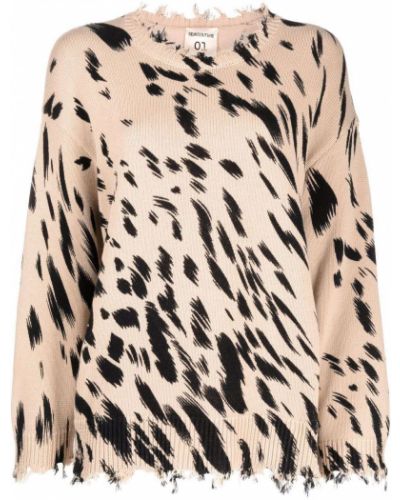 Jersey leopardo de tela jersey Semicouture