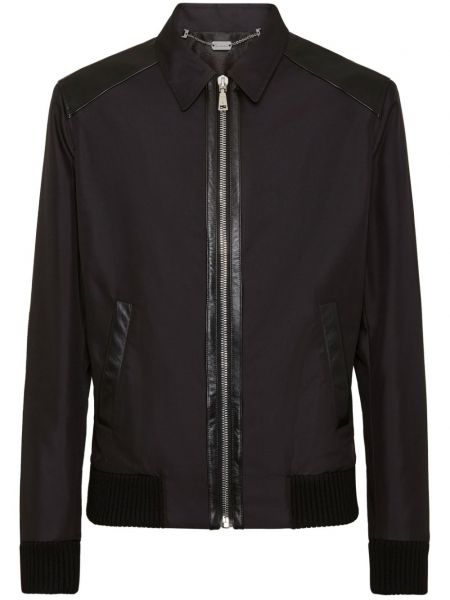 Veste de cuir Billionaire noir