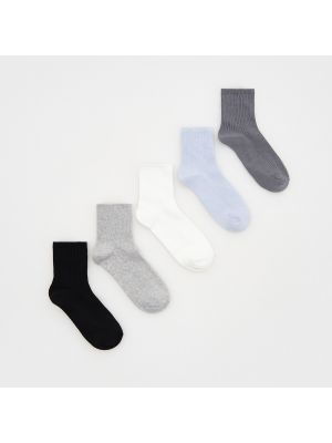 Bavlněné ponožky Reserved šedé