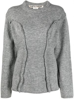 Вълнен пуловер Comme Des Garçons сиво