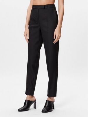 Панталон slim Calvin Klein черно