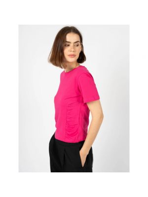 Camiseta ajustada de cuello redondo Silvian Heach rosa
