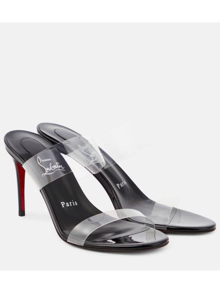 Papuci tip mules Christian Louboutin negru