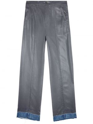 Chino панталони с ниска талия Diesel сиво