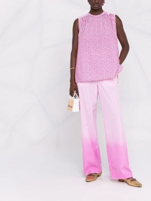 Hose mit farbverlauf Marni pink