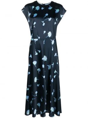 Kleid mit print Vince blau