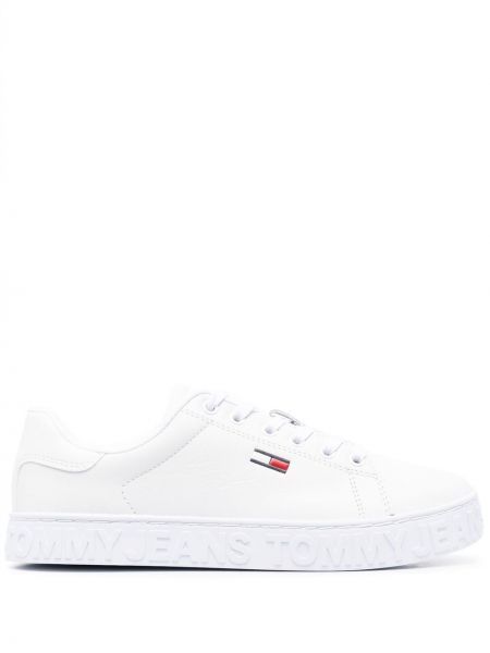 Sneakers ricamati Tommy Jeans bianco