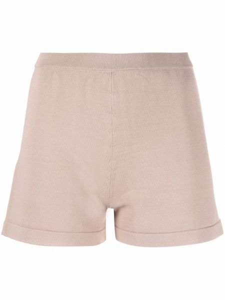 Shorts taille haute en tricot Federica Tosi