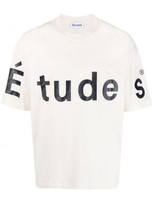 Kokvilnas t-krekls ar apdruku Etudes