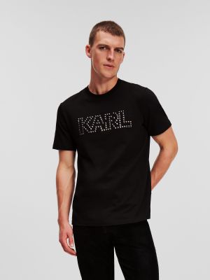 Πουκάμισο Karl Lagerfeld μαύρο