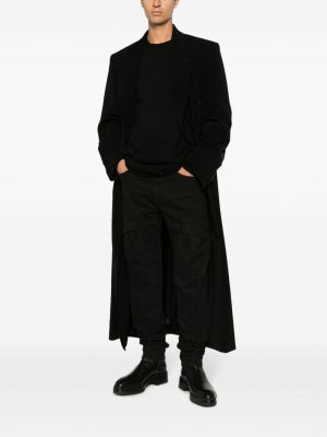 Bluza bawełniana z okrągłym dekoltem Rick Owens Drkshdw czarna