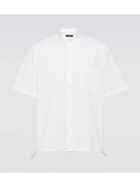 Camisa de algodón Comme Des Garçons Homme blanco