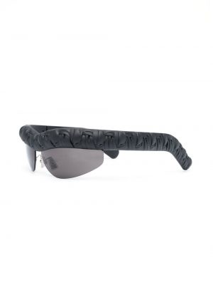 Oversize sonnenbrille mit plisseefalten Bottega Veneta Eyewear