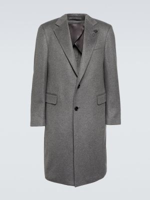 Кашмирено палто Lardini сиво