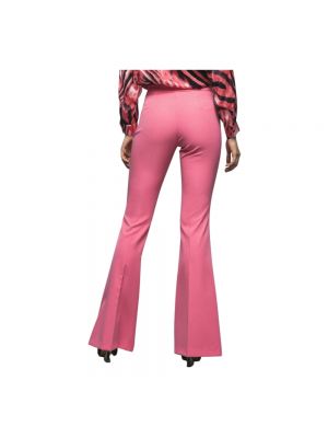 Spodnie relaxed fit Gaëlle Paris różowe