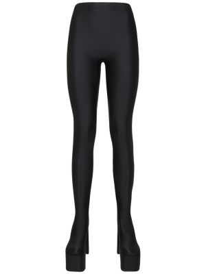 Παντελόνι με ψηλή μέση Balenciaga μαύρο