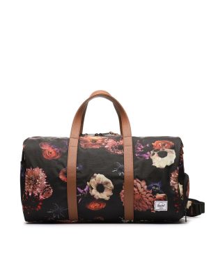 Športna torba s cvetličnim vzorcem Herschel črna