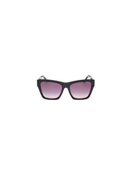 Okulary przeciwsłoneczne z nadrukiem zwierzęcym Guess czarne