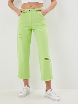 Прямые джинсы Helmidge зеленые