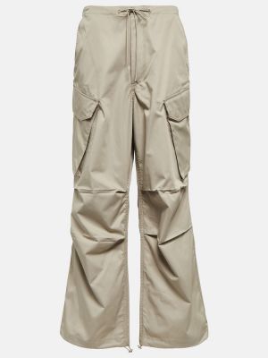Pantaloni cargo di cotone Agolde grigio