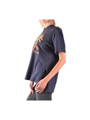 Koszulka z krótkim rękawem Fendi niebieska