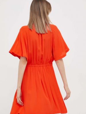 Mini šaty United Colors Of Benetton oranžové