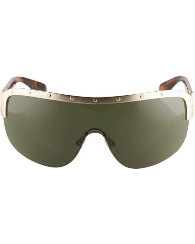Меланжирани слънчеви очила Ralph Lauren кафяво