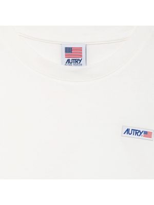 Camisa manga corta de cuello redondo Autry blanco