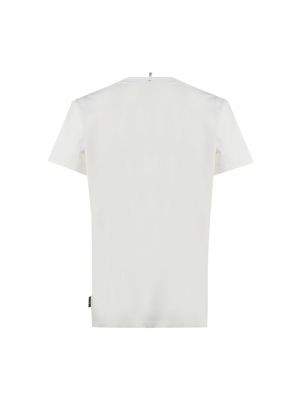 Top de algodón de tela jersey Moncler blanco