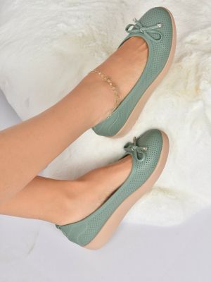 Зеленые балетки Fox Shoes