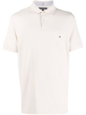 Поло тениска Tommy Hilfiger бяло