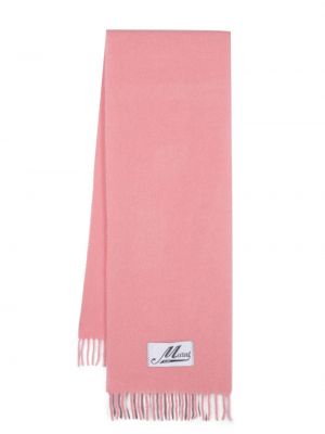 Плетен шал Marni розово