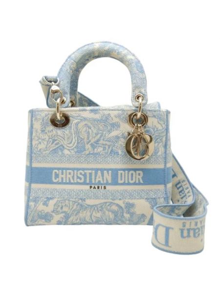 Torebka retro Dior Vintage niebieska