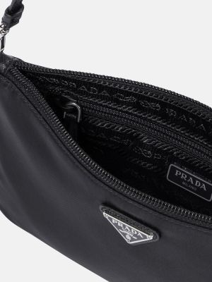 Найлонови чанта тип „портмоне“ Prada черно