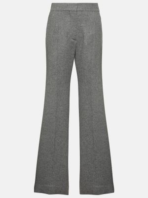 Vlněné kalhoty Givenchy šedé